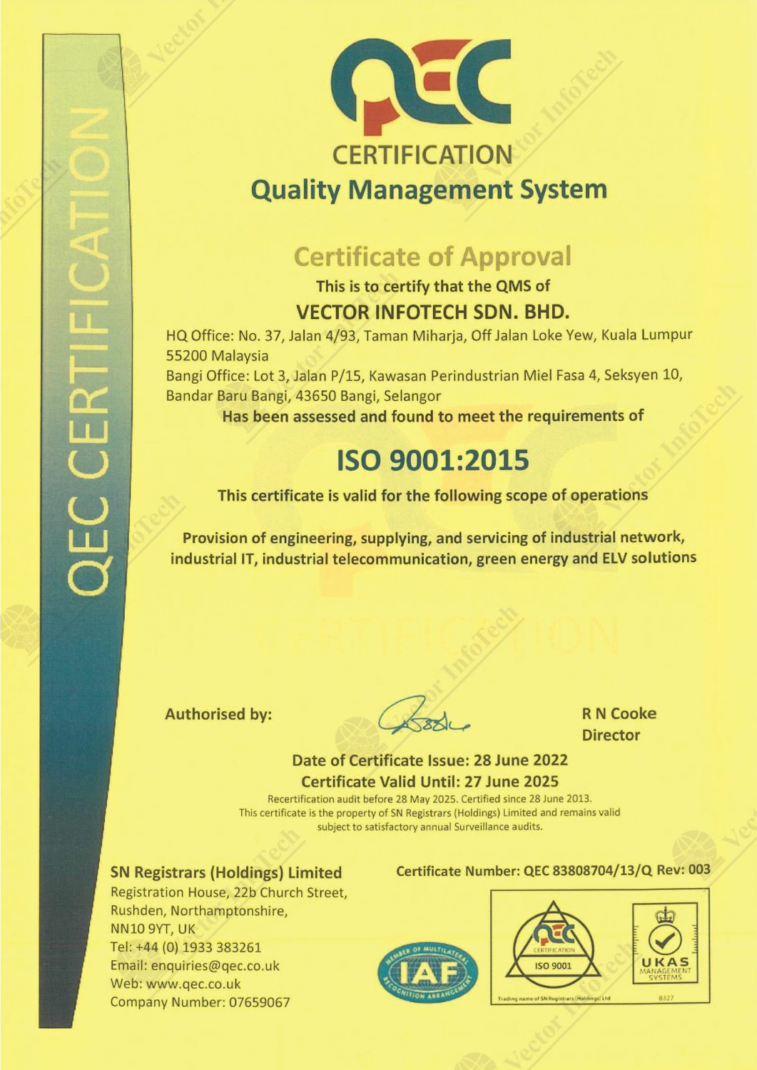 ISO 9001:2015 Implementation